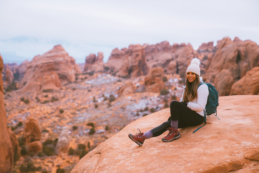 Hiking in the Desert