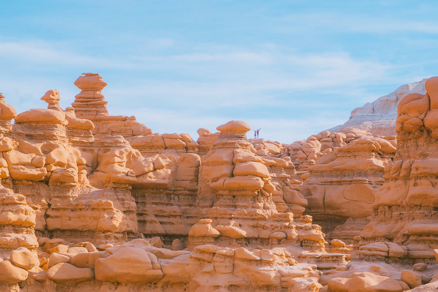 Hiking in the Desert