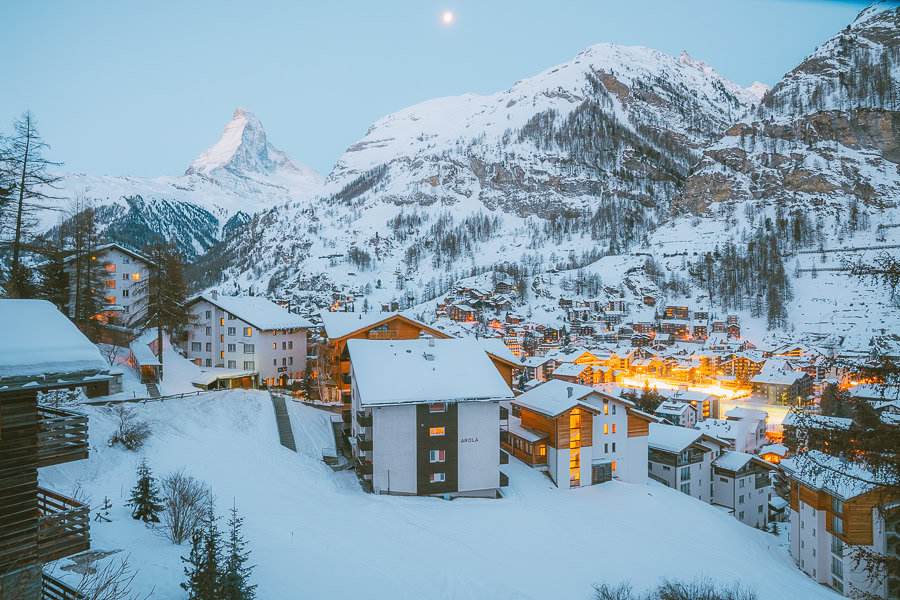 switzerland in the winter