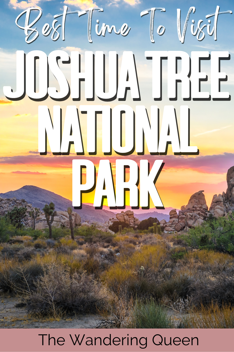 best time to visit Joshua tree