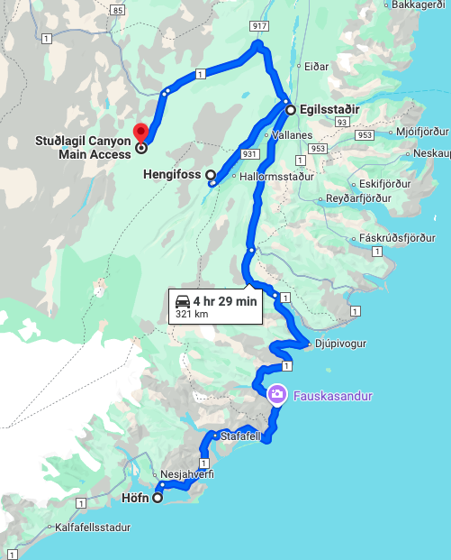 iceland ring road itinerary