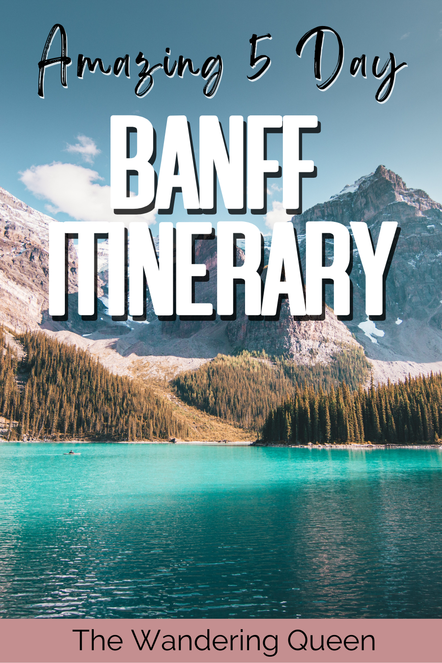 banff itinerary